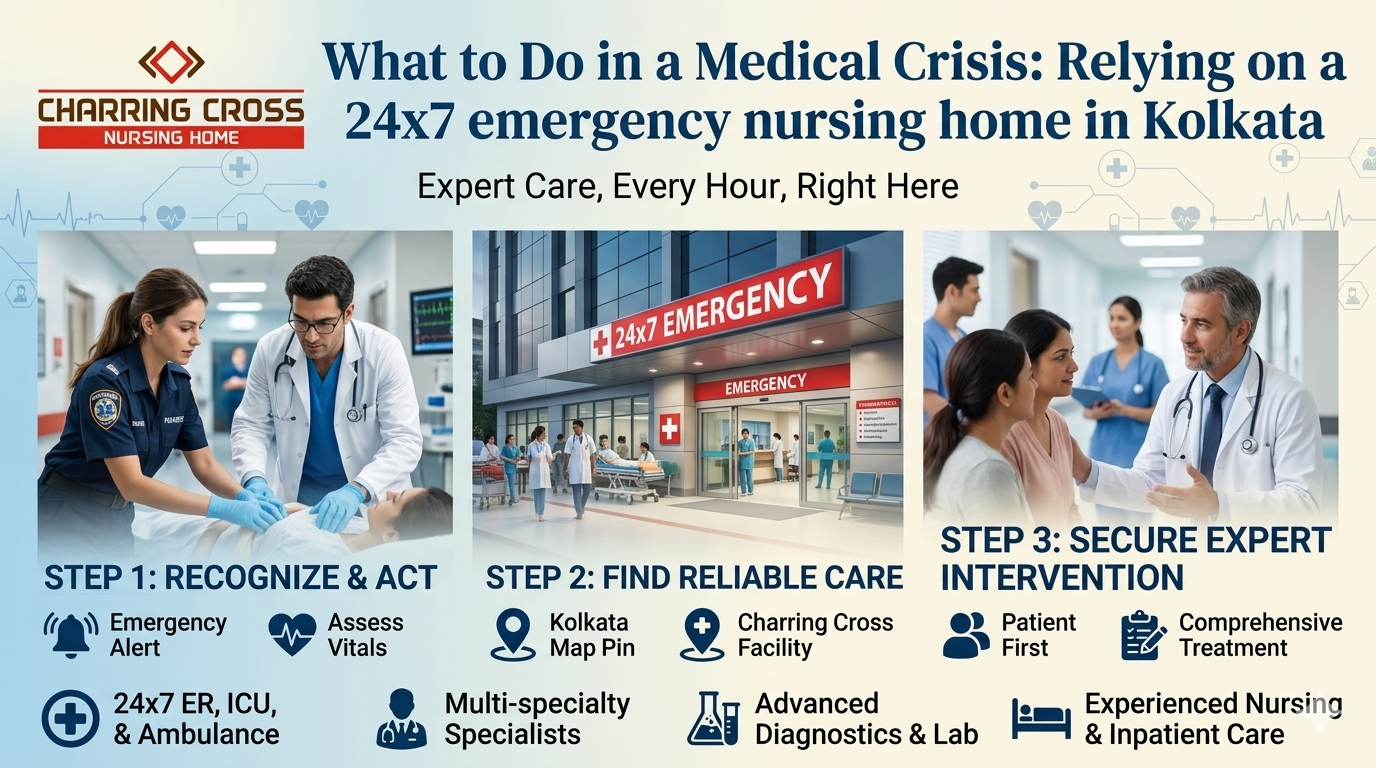 What to Do in a Medical Crisis: Relying on a 24×7 emergency nursing home in Kolkata