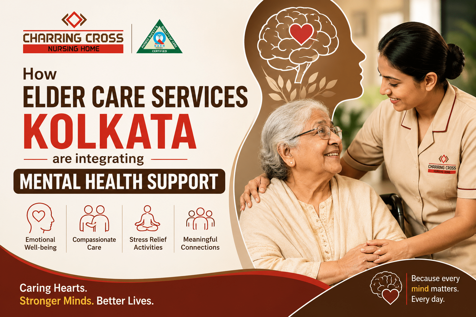How elder care services Kolkata are integrating Mental Health Support